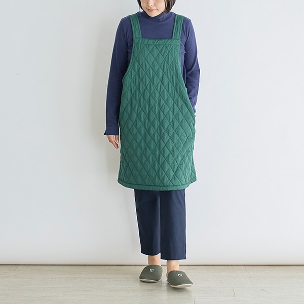キルティングH字型エプロン