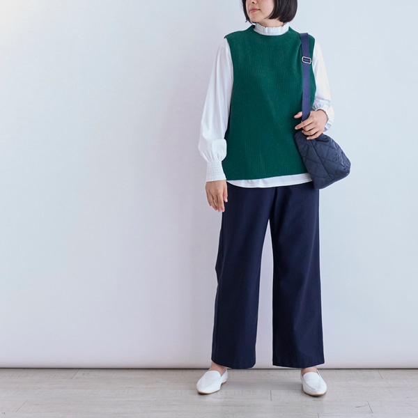 ウォームストレッチセミワイドパンツ