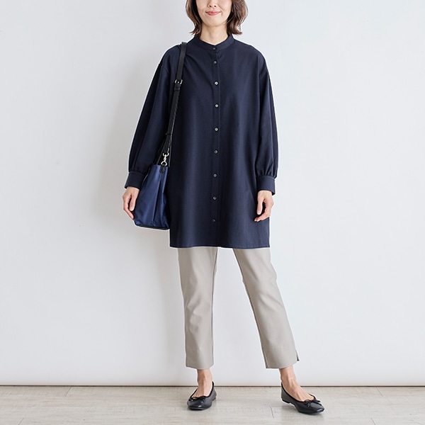 ストライプドッキングチュニック