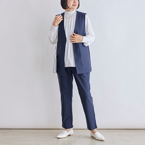 ハイストレッチVネックジレ