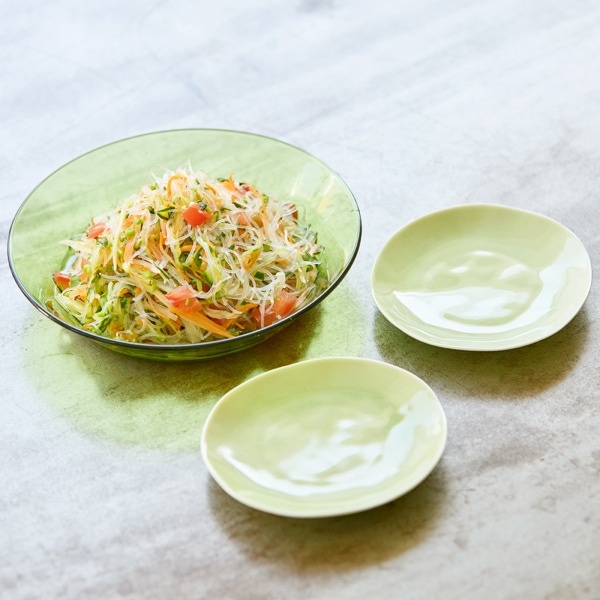 ゆらぎ小皿 グリーン