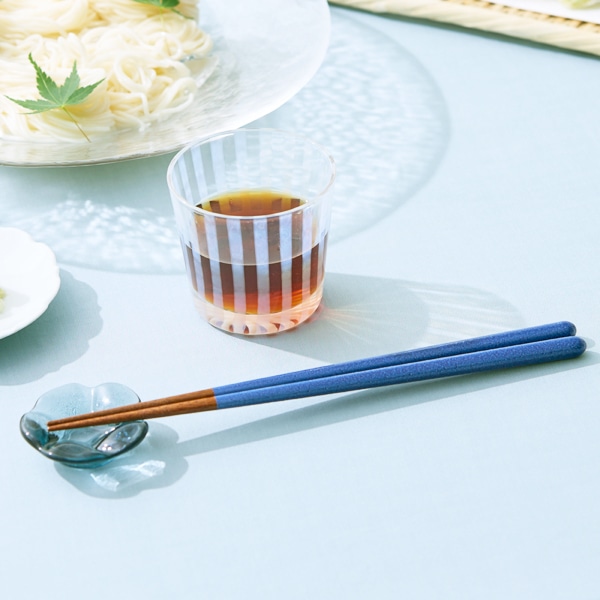 食洗機対応箸 青