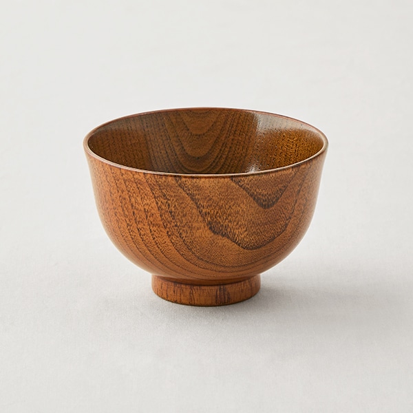 食洗機対応 木製羽反汁椀