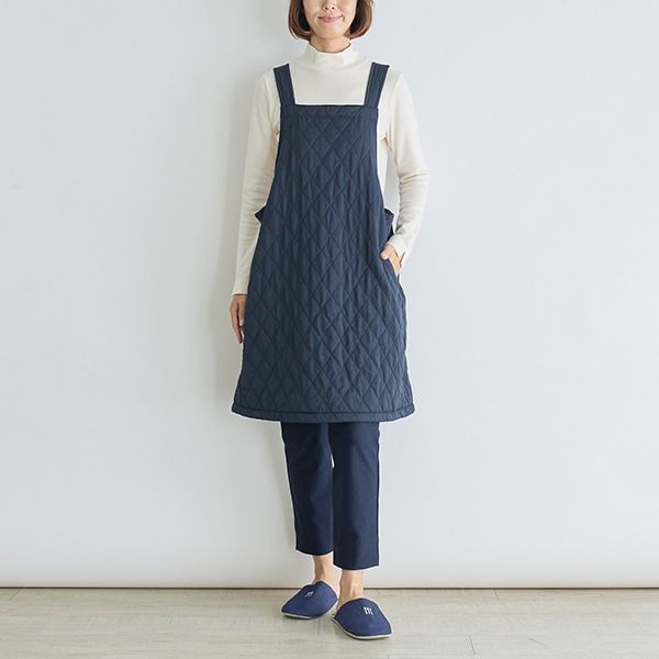 キルティングH字型エプロン