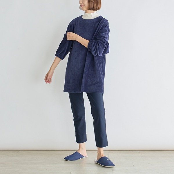 ニットコーデュロイスモック