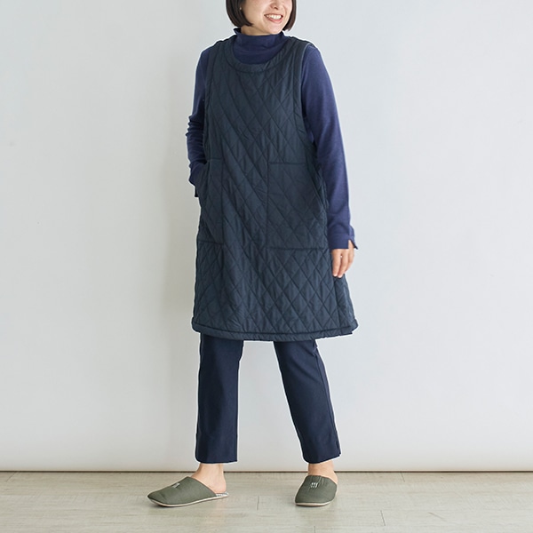 キルティングチュニックエプロン