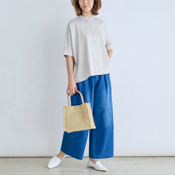 ハイゲージポンチワイドシャツ