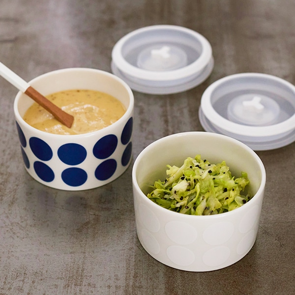 ドット レンジパック 密封蓋付き 紺