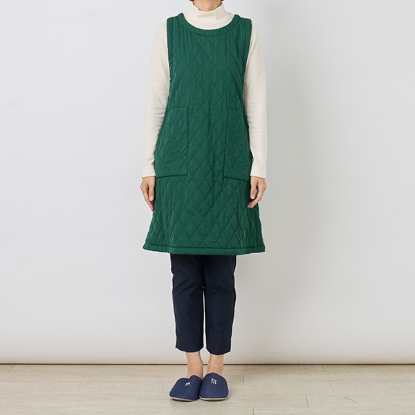 キルティングチュニックエプロン