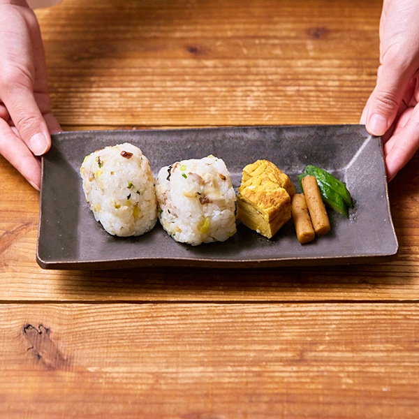 【WEB・一部店舗限定】信楽焼 長角皿 黒