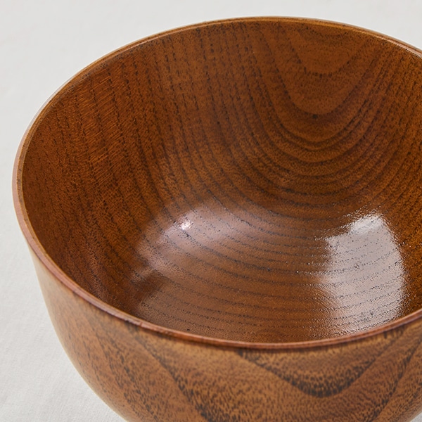 食洗機対応 木製羽反汁椀