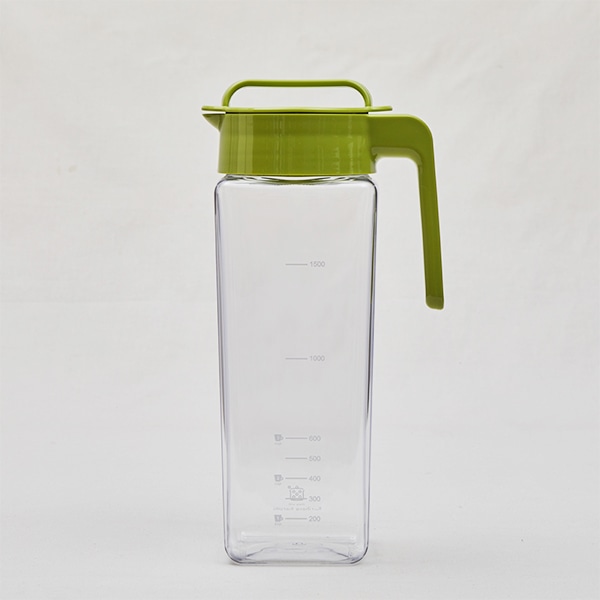 タテヨコ麦茶ポット2 1l グリーン グリーン 保存容器 調味料入れ ピッチャー 料理家 栗原はるみ レシピ オンラインショップ 公式 ゆとりの空間