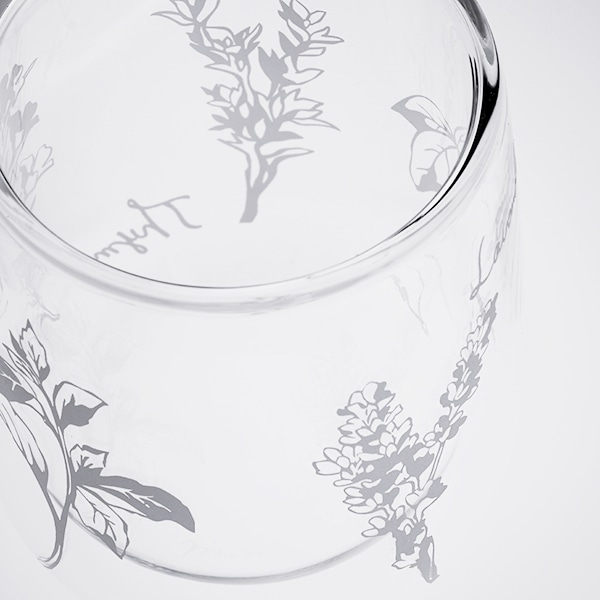 【WEB限定セット】耐熱ガラス ダブルウォールタンブラー ハーブのセット