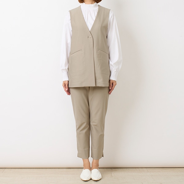 ハイストレッチVネックジレ