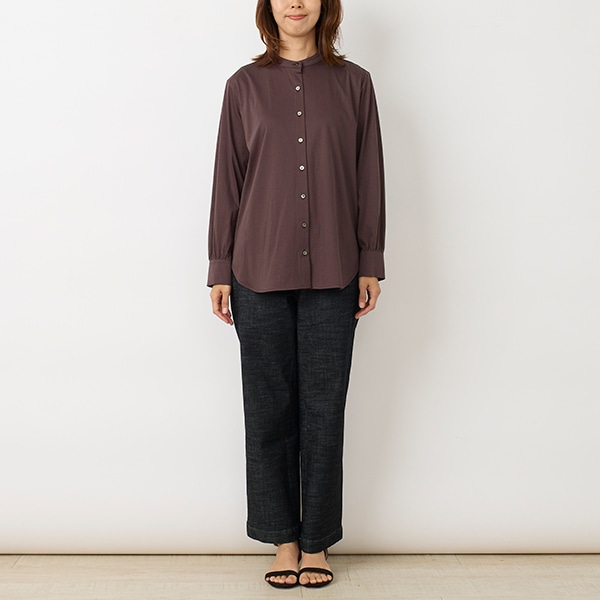 【栗原はるみ5月号掲載】ランダムフリルシャツワンピース