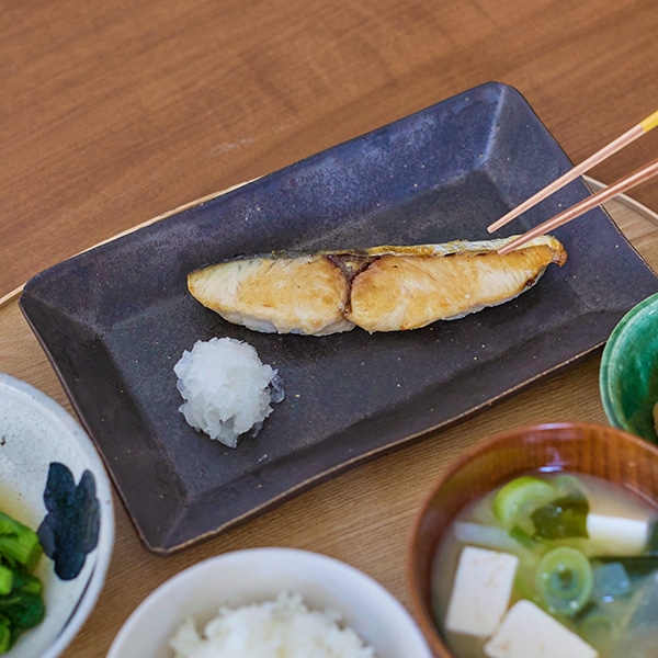 【WEB・一部店舗限定】信楽焼 長角皿 黒