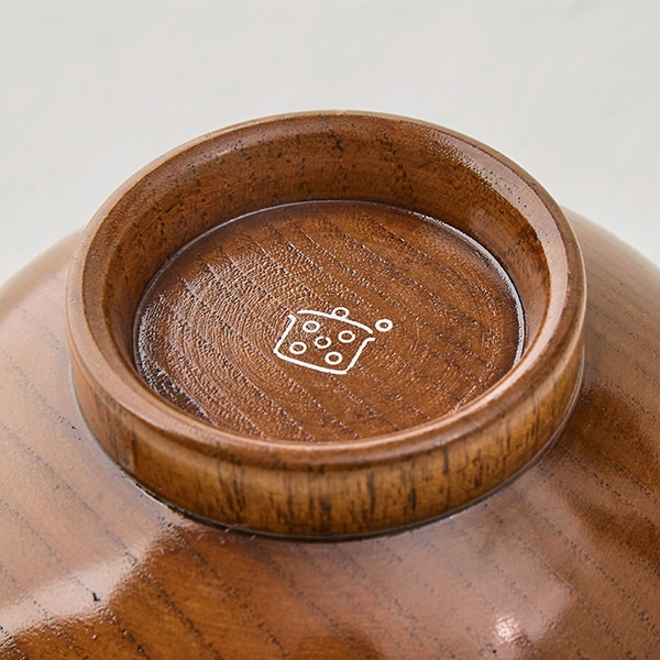 食洗機対応 木製羽反汁椀