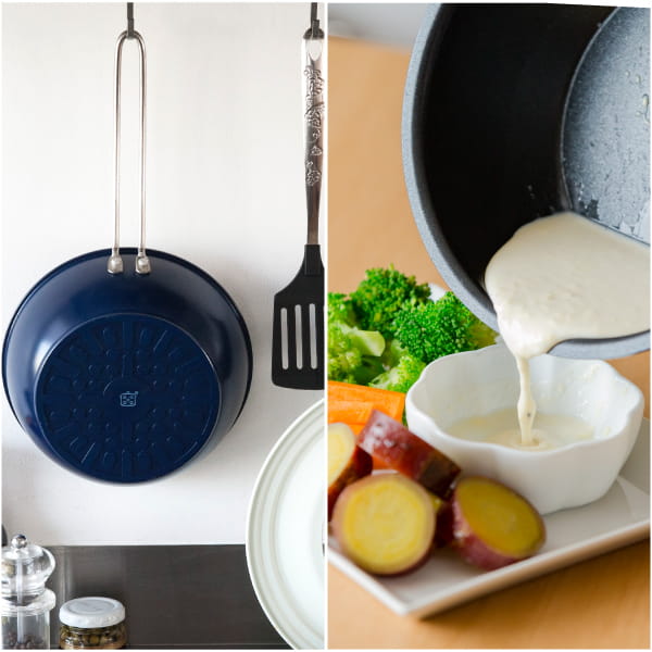 直火専用 深型フライパン20cmと調理道具のセット｜調理道具・キッチン用品セット｜料理家 栗原はるみ レシピ・オンラインショップ【公式】ゆとりの空間