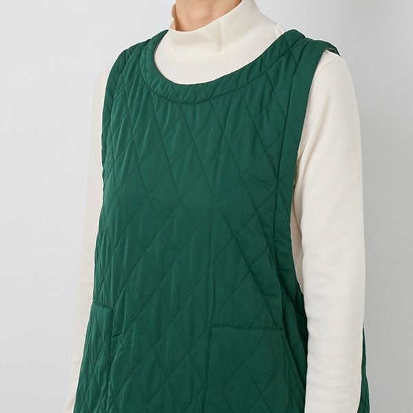 キルティングチュニックエプロン