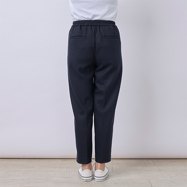 ウールブレンドテーパードパンツ