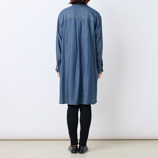 デニムロングシャツ