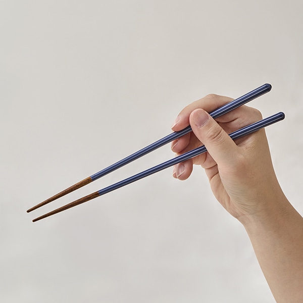食洗機対応箸 透かし ネイビー