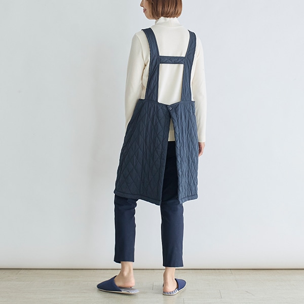 キルティングH字型エプロン