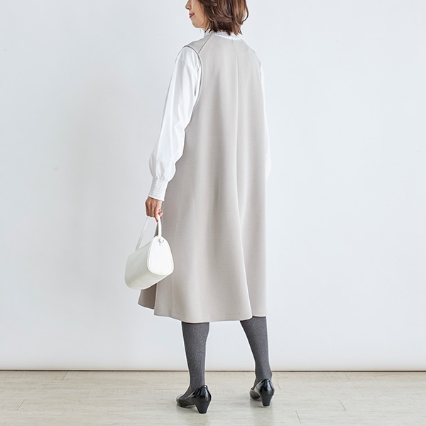 ダブルジャージージャンパースカート