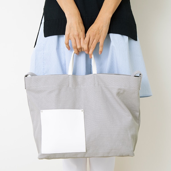帆布トートバッグ 2way ベージュ お買いもの 料理家 栗原はるみ レシピ オンラインショップ 公式 ゆとりの空間