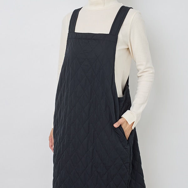 キルティングH字型エプロン