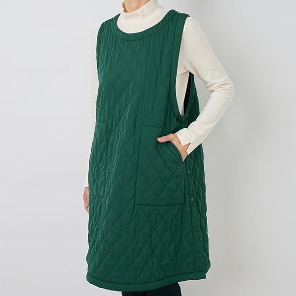 キルティングチュニックエプロン