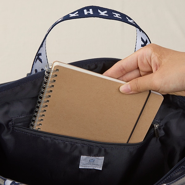 デニムシャイニーバッグ M