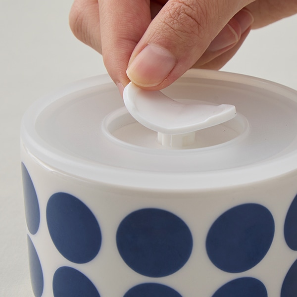 ドット レンジパック 密封蓋付き 紺
