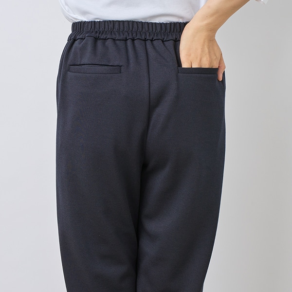ツイルジャージーテーパードパンツ