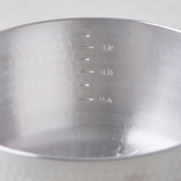 【WEB限定】中尾アルミ 打ち出しヤットコ鍋 18cm