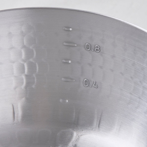 【WEB限定】中尾アルミ 打ち出しペリカン雪平鍋 16.5cm