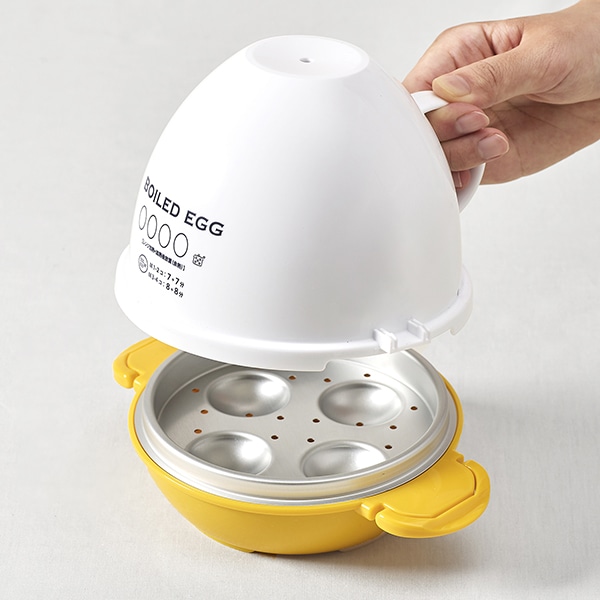 電子レンジでゆでたまご 4個用