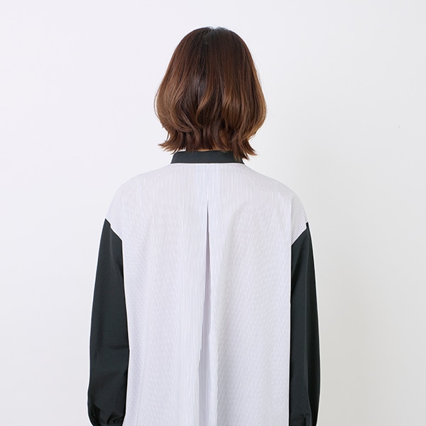 ストライプドッキングチュニック