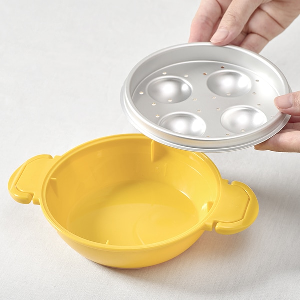 電子レンジでゆでたまご 4個用