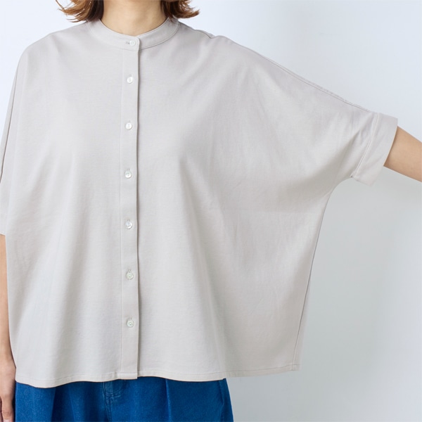 ハイゲージポンチワイドシャツ