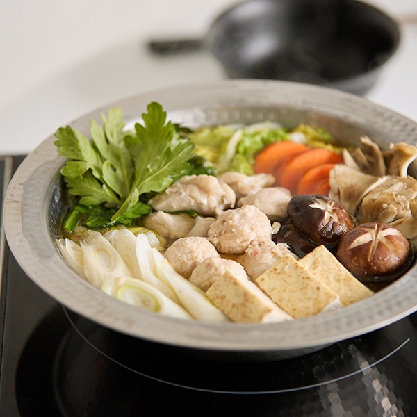 IH対応ステンレス卓上鍋22cm｜鍋・フライヤー・ケトル｜料理家 栗原