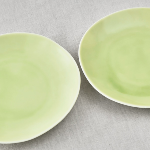 ゆらぎ小皿 グリーン