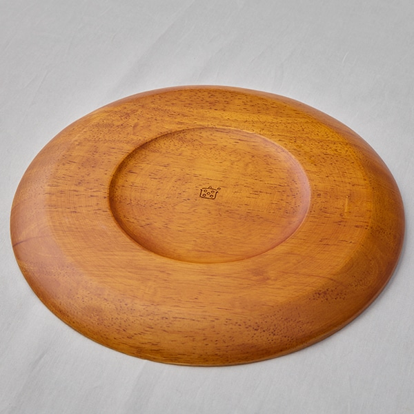 木製フリルプレート 22cm