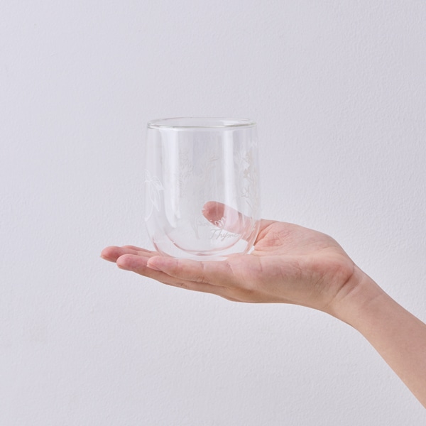 【WEB限定セット】耐熱ガラス ダブルウォールタンブラー ハーブのセット