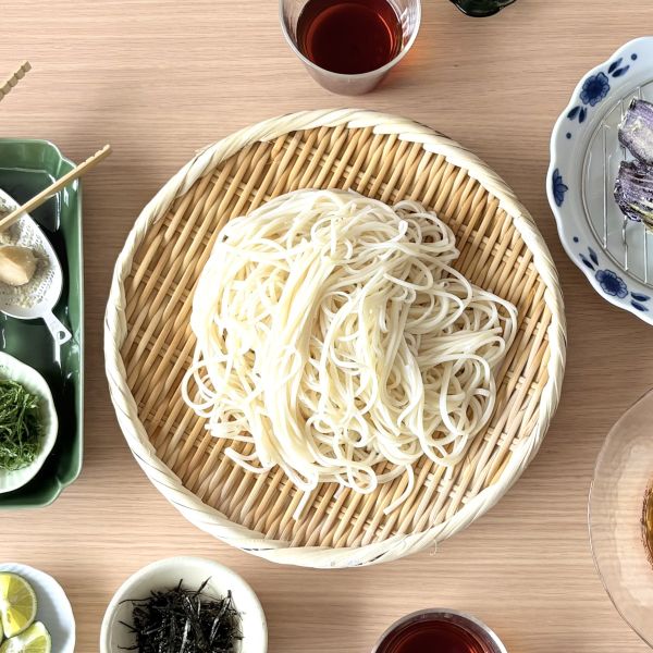 竹ざる 足つき 27cm