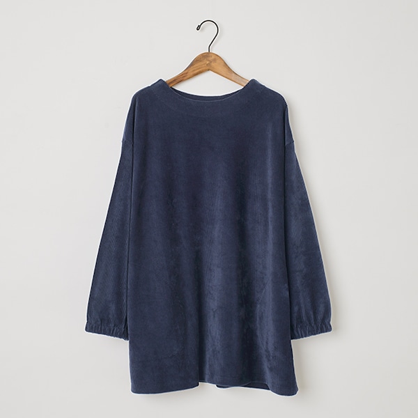 ニットコーデュロイスモック