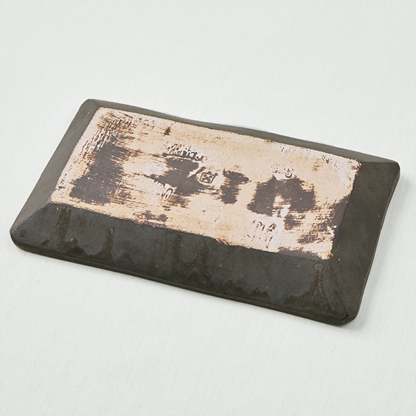 【WEB・一部店舗限定】信楽焼 長角皿 黒