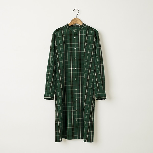 チェックロングシャツ(イエロー)｜SALE（ファッション）｜料理家