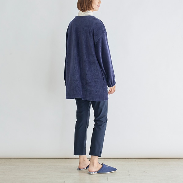 ニットコーデュロイスモック