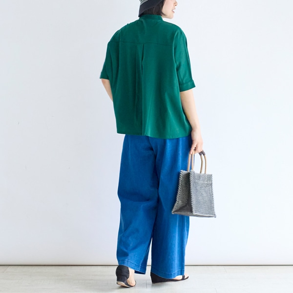 ハイゲージポンチワイドシャツ